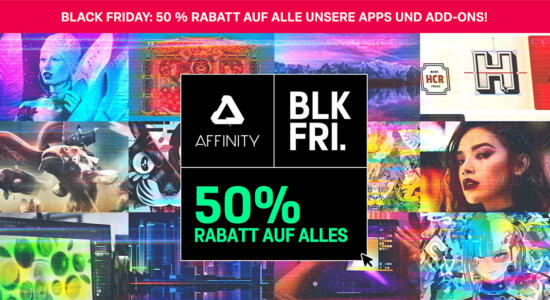 Teaserfoto Affinity Black Friday