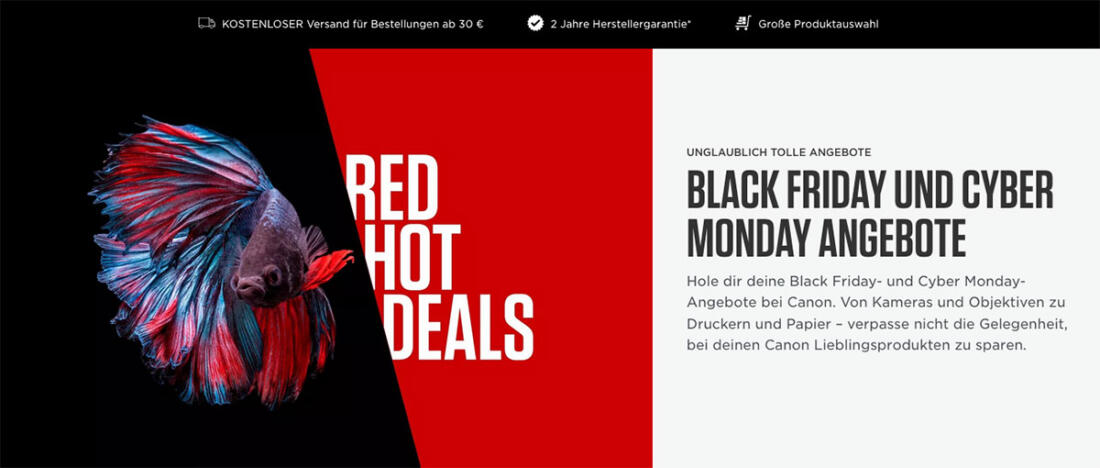 Canon Black Friday Angebote