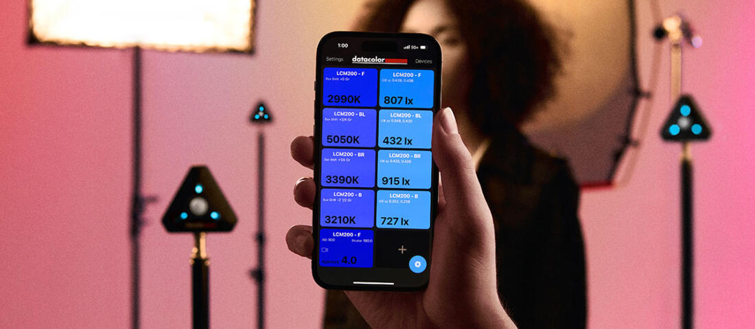 Datacolor LightColor Meter Lifestyle